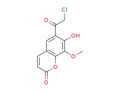 6-(2'-chloroacetyl)-7-hydroxy-8-methoxycoumarin