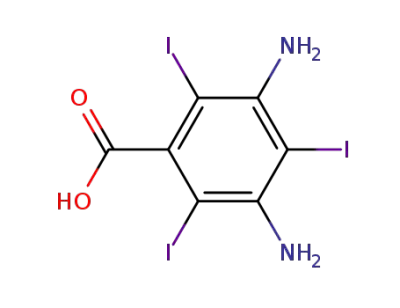 3,5-diamino-2,4,6-triiodobenzoic acid